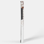 Aangepaste Naam Cacao Roos Wisteria Cascade Samsung Galaxy Hoesje (Rechterkant)