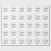 aangepaste naam cadeaupapier (Vlak)