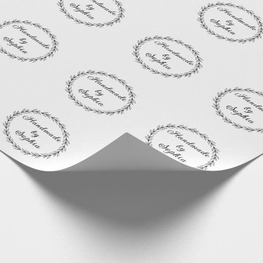 aangepaste naam cadeaupapier (Hoek)