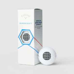 Aangepaste naam Callaway super soft golfbal cadeau Golfballen