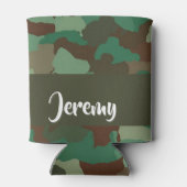 Aangepaste naam camouflage patroon blikjeskoeler (Achterkant)