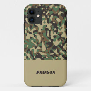 Aangepaste naam camouflage patroon Case-Mate iPhone case