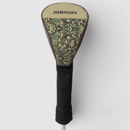 Aangepaste naam camouflage patroon golfheadcover