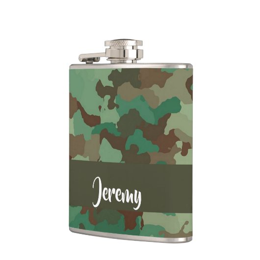 Aangepaste naam camouflage patroon heupfles (Links)