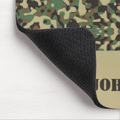 Aangepaste naam camouflage patroon muismat (Hoek)