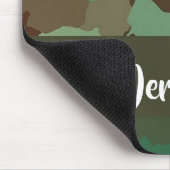 Aangepaste naam camouflage patroon muismat (Hoek)