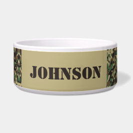 Aangepaste naam camouflage patroon voerbakje