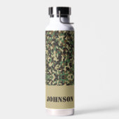 Aangepaste naam camouflage patroon waterfles (Links)
