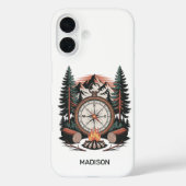 Aangepaste naam Camping Case-Mate iPhone Case (Achterkant)