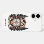 Aangepaste naam Camping Case-Mate iPhone Case (Achterkant (horizontaal))