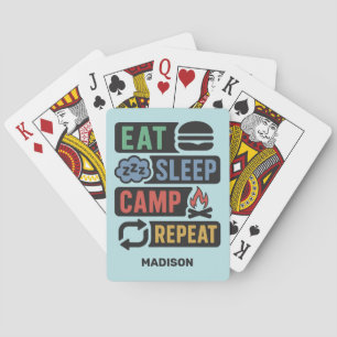 Aangepaste naam Camping Pokerkaarten
