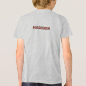 Aangepaste naam Camping Tri-Blend Shirt (Achterkant)