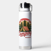 Aangepaste naam Camping Waterfles (Achterkant)