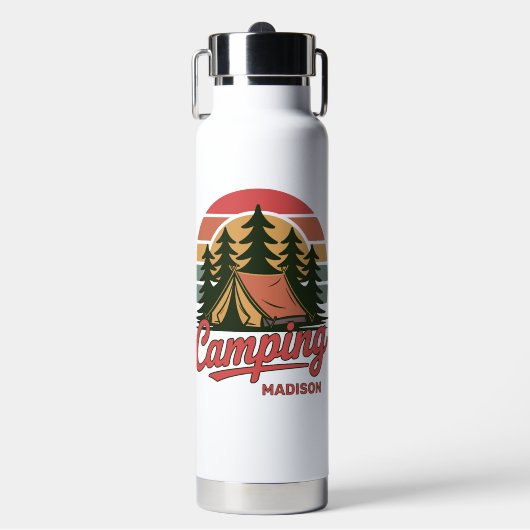 Aangepaste naam Camping Waterfles (Voorkant)