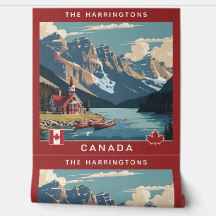 Aangepaste naam Canada Behang