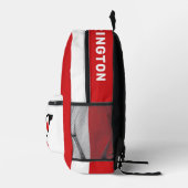 Aangepaste naam Canada Liefde Bedrukte Rugzak (Rechts)