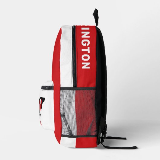 Aangepaste naam Canada Liefde Bedrukte Rugzak (Rechts)