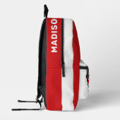 Aangepaste naam Canada Liefde Bedrukte Rugzak (Links)