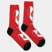 aangepaste naam CANADA Love Sokken (Rechts)