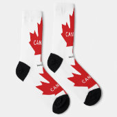 Aangepaste naam Canada Maple Leaf Sokken (Rechts)