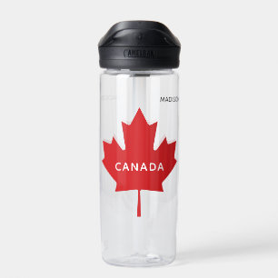 Aangepaste naam Canada Maple Leaf Waterfles