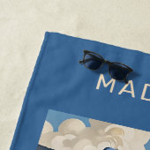 Aangepaste naam Canada Reisposter Strandlaken (In situ)