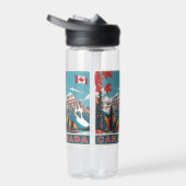 Aangepaste naam Canada Reizen Poster Waterfles (Rechts)