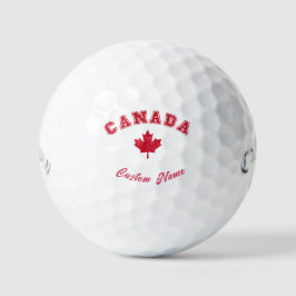 Aangepaste naam, Canadees - Canada Maple Leaf Golfballen