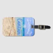 Aangepaste naam Cancun Bagagelabel (Voorkant (horizontaal))