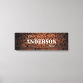 Aangepaste naam Canvas afdrukken (Voorkant)