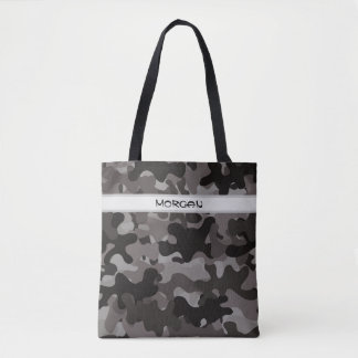Aangepaste Naam Canvas tas met Camouflage Patroon