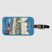 Aangepaste naam Cape Cod Massachusetts Bagagelabel (Voorkant (horizontaal))