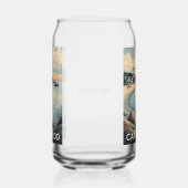 Aangepaste naam Cape Cod Massachusetts Blikvorm Glas (Rechts)