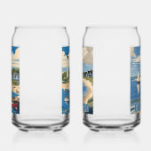 Aangepaste naam Cape Cod Massachusetts Blikvorm Glas (Rechts)
