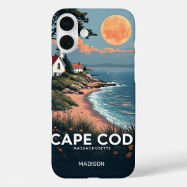 Aangepaste naam Cape Cod Massachusetts iPhone 16 Plus Hoesje