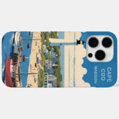 Aangepaste naam Cape Cod Massachusetts Case-Mate iPhone Case (Achterkant (horizontaal))