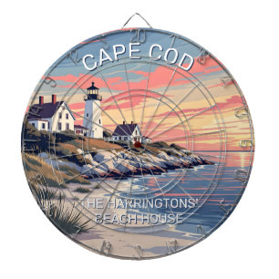 Aangepaste naam Cape Cod Massachusetts Dartbord