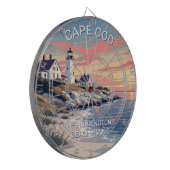 Aangepaste naam Cape Cod Massachusetts Dartbord (Voorkant Links)