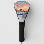 Aangepaste naam Cape Cod Massachusetts Golfheadcover (Voorkant)