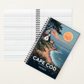 Aangepaste naam Cape Cod Massachusetts Notitieboek (Binnen)