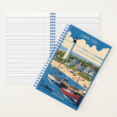 Aangepaste naam Cape Cod Massachusetts Notitieboek (Binnen)