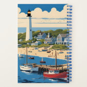 Aangepaste naam Cape Cod Massachusetts Notitieboek (Achterkant)