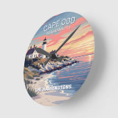 Aangepaste naam Cape Cod Massachusetts Ronde Klok (Hoek)