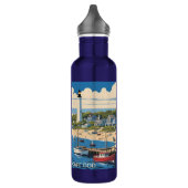 Aangepaste naam Cape Cod Massachusetts Waterfles (Links)