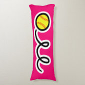 Aangepaste naam cartoon kind slaapkamer van softba lichaamskussen (Voorkant Verticaal)