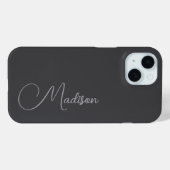 Aangepaste naam Case-Mate iPhone case (Achterkant (horizontaal))