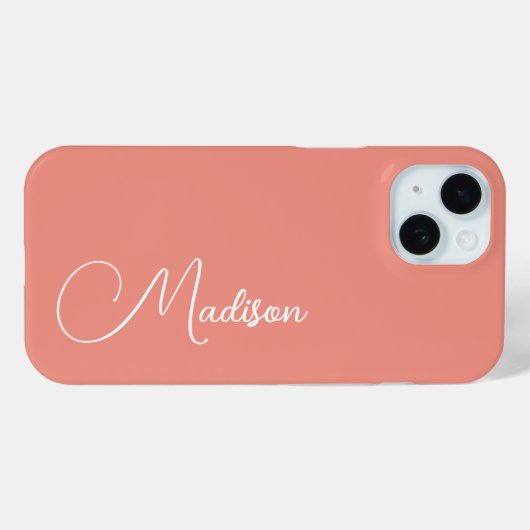 Aangepaste naam Case-Mate iPhone case (Achterkant (horizontaal))