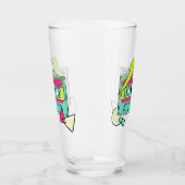 Aangepaste naam Casette Tape Pint, klasse Glas (Links)