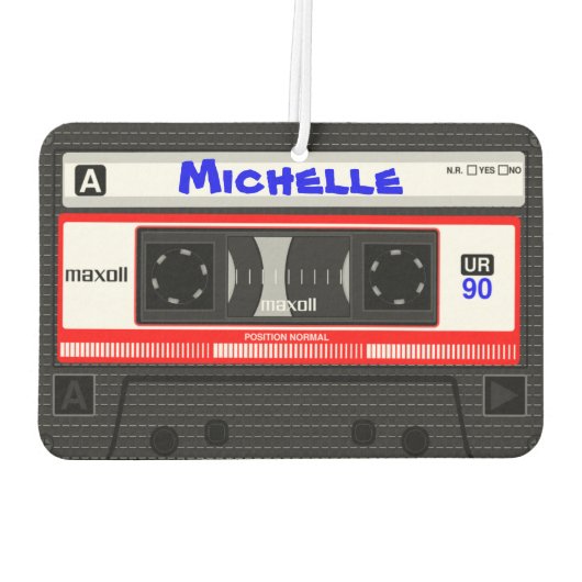 Aangepaste naam Cassettebandje Luchtverfrisser (Achterkant)