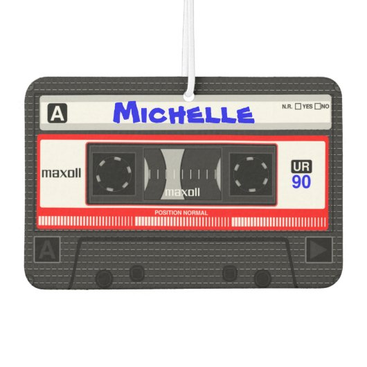 Aangepaste naam Cassettebandje Luchtverfrisser (Voorkant)